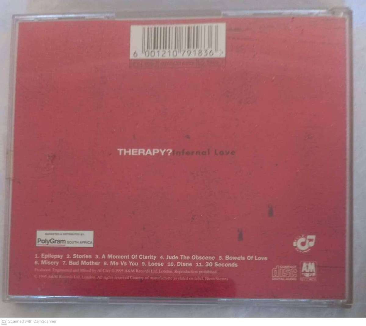 Therapy? -- Infernal Love (CD)