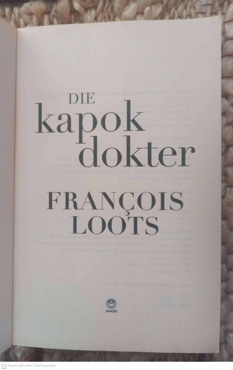 Die Kapokdokter -- Francois Loots