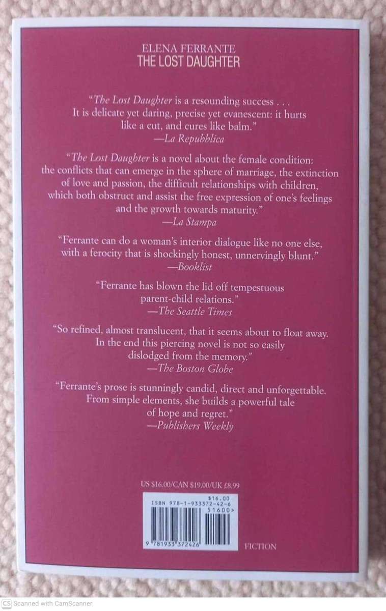 The Lost Daughter - Elena Ferrante