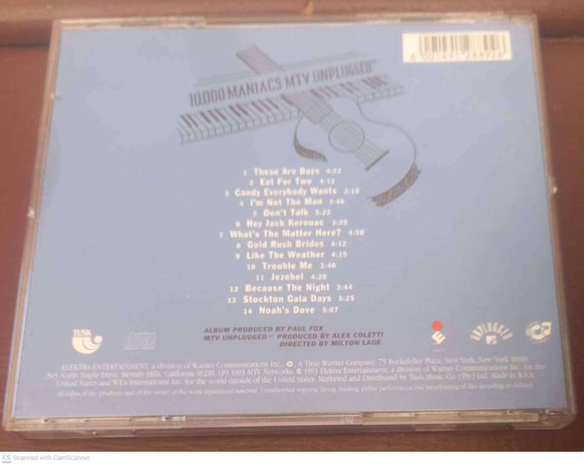 10,000 Maniacs -- MTV Unplugged (CD)