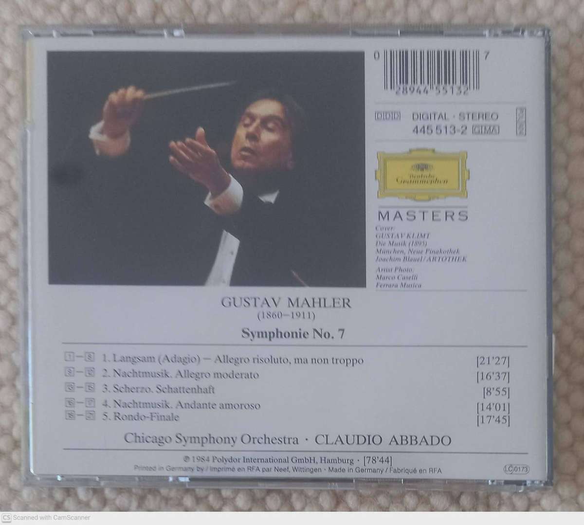 Mahler -- Symphonie No.7 (CD)