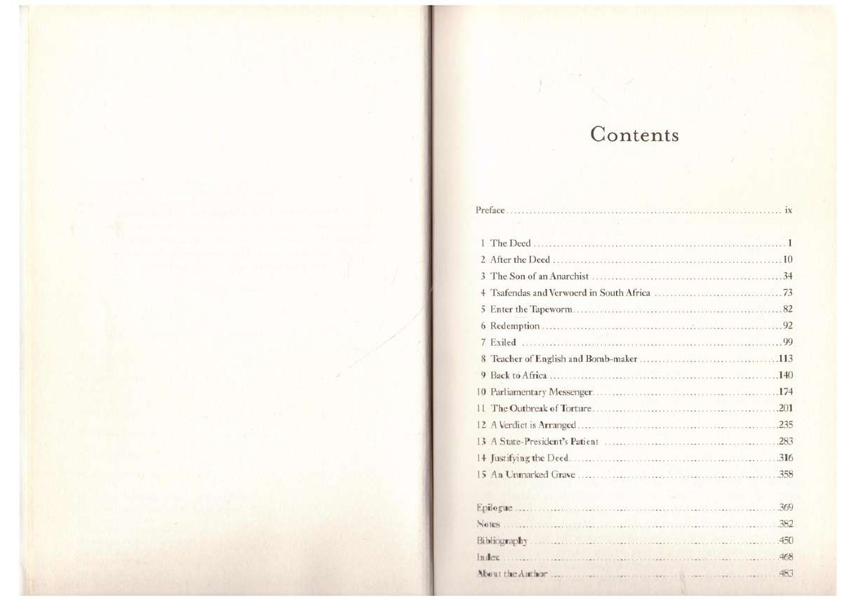 The Man who Killed Apartheid: The Life of Dimitri Tsafendas - Harris Dousemetzis