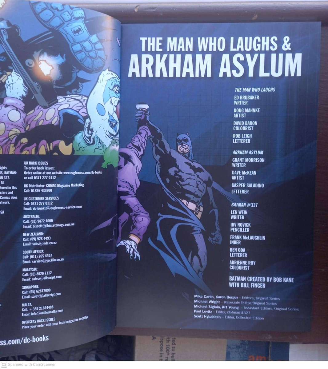 Batman: The Man Who laughs & Arkham Asylum (DC Comics Graphic Novel Collection, Vol. 51)