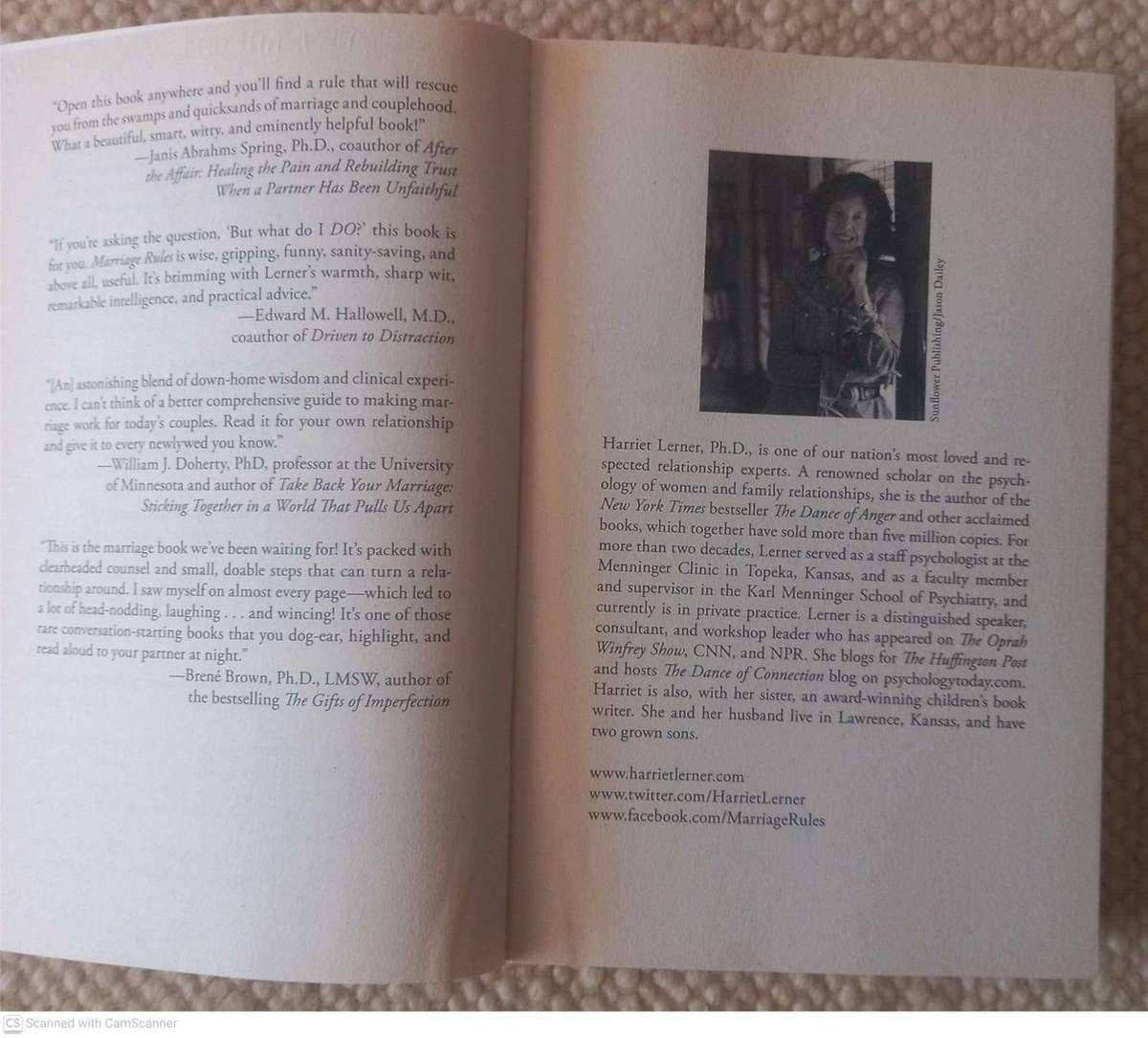 Marriage Rules: A Manual for the Married and the Coupled Up -- Harriet Lerner