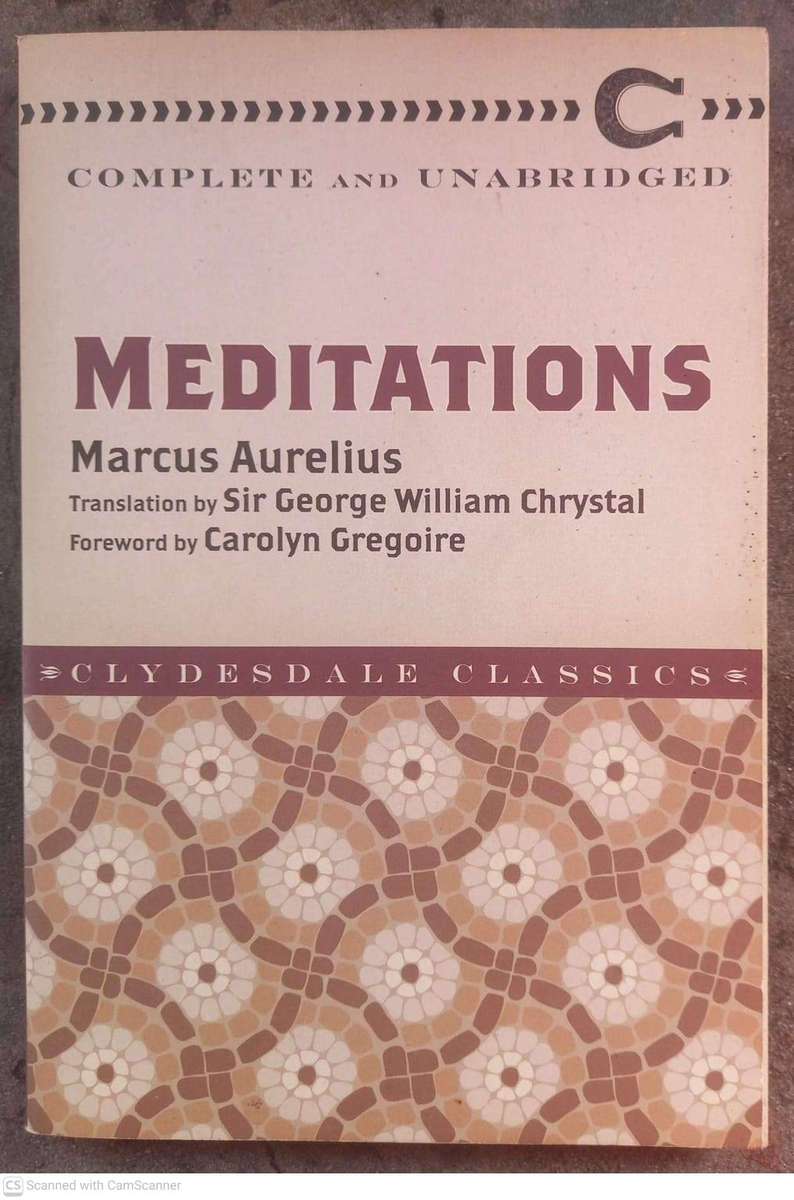 Meditations -- Marcus Aurelius