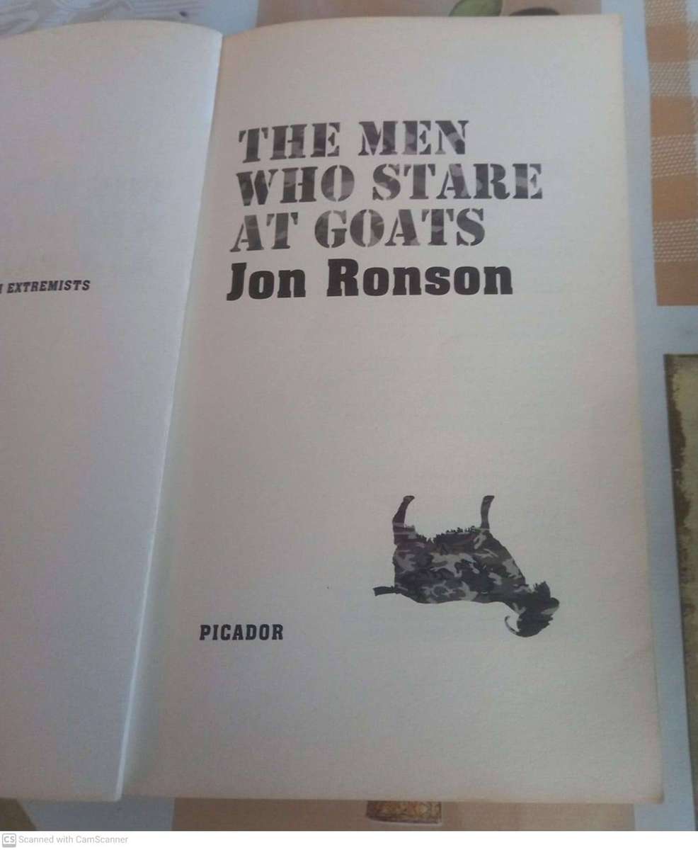 The Men Who Stare At Goats - Jon Ronson