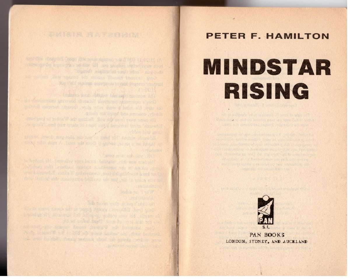 Mindstar Rising - Peter F. Hamilton