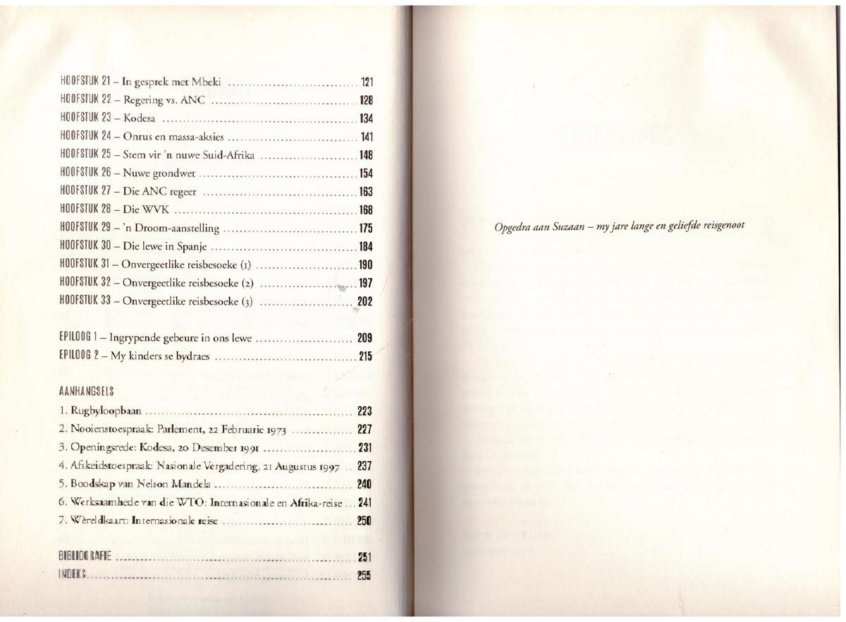 My lewensreis: Springbok, politikus, diplomaat -- Dawie De Villiers, Chris Schoeman