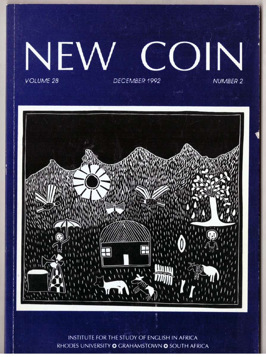 New Coin, Volume 28, Number 2, December 1992