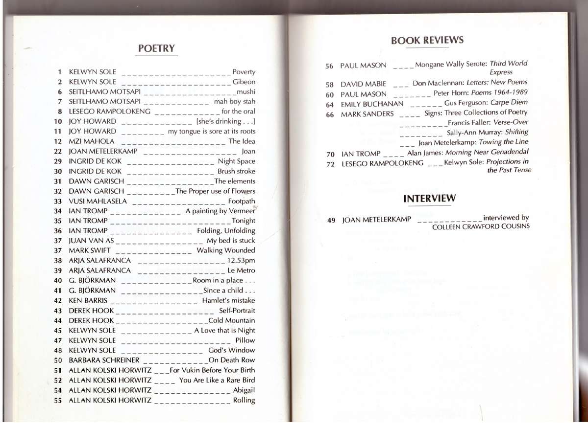 New Coin, Volume 28, Number 2, December 1992