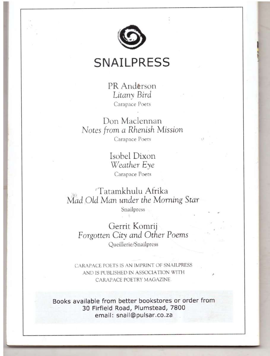 New Contrast 116 - Volume 29, Number 4, Spring 2002