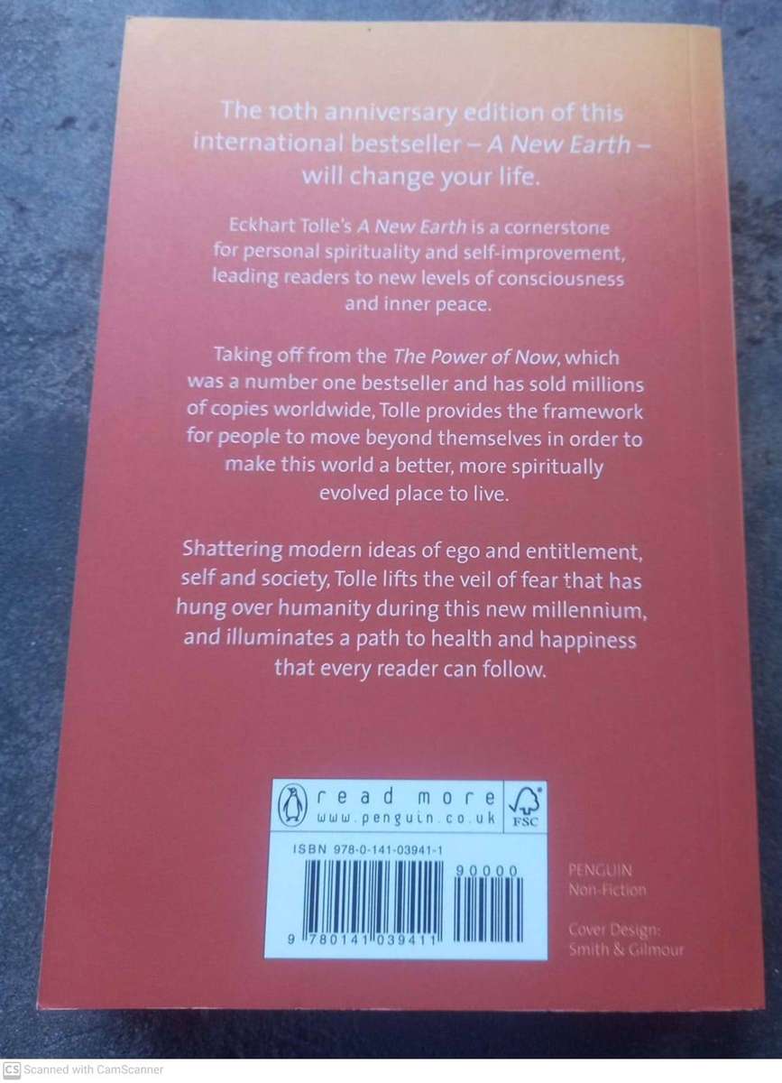 A New Earth: Awakening to Your Life's Purpose -- Eckhart Tolle