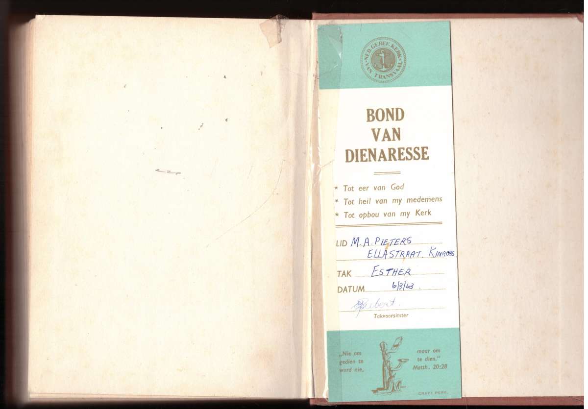 Nooi vir Gruisholte -- Dawie