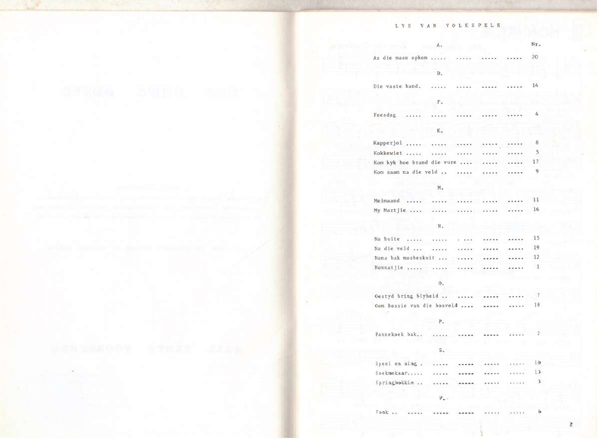 Ons Sing en Speel - Nog nuwe Spele