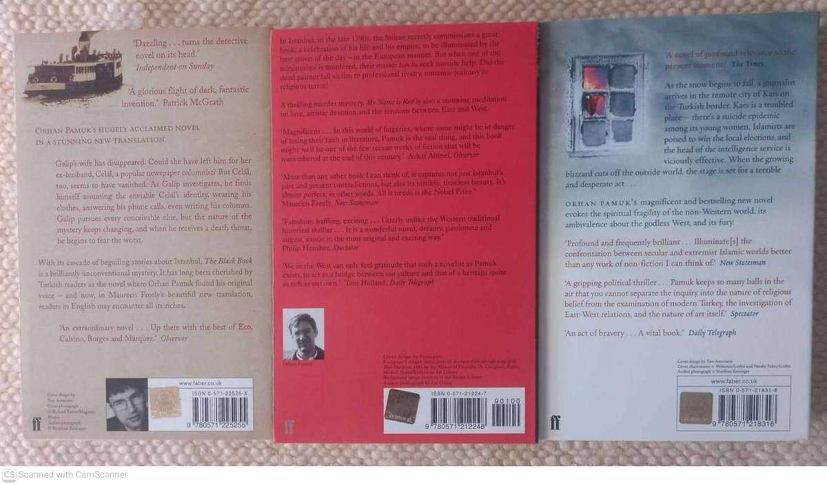 Orhan Pamuk Box Set: My Name is Red, Snow, and The Black Book