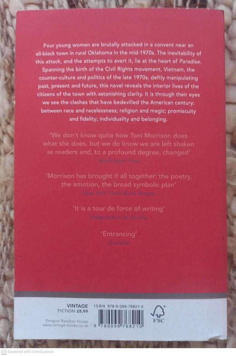 Paradise -- Toni Morrison