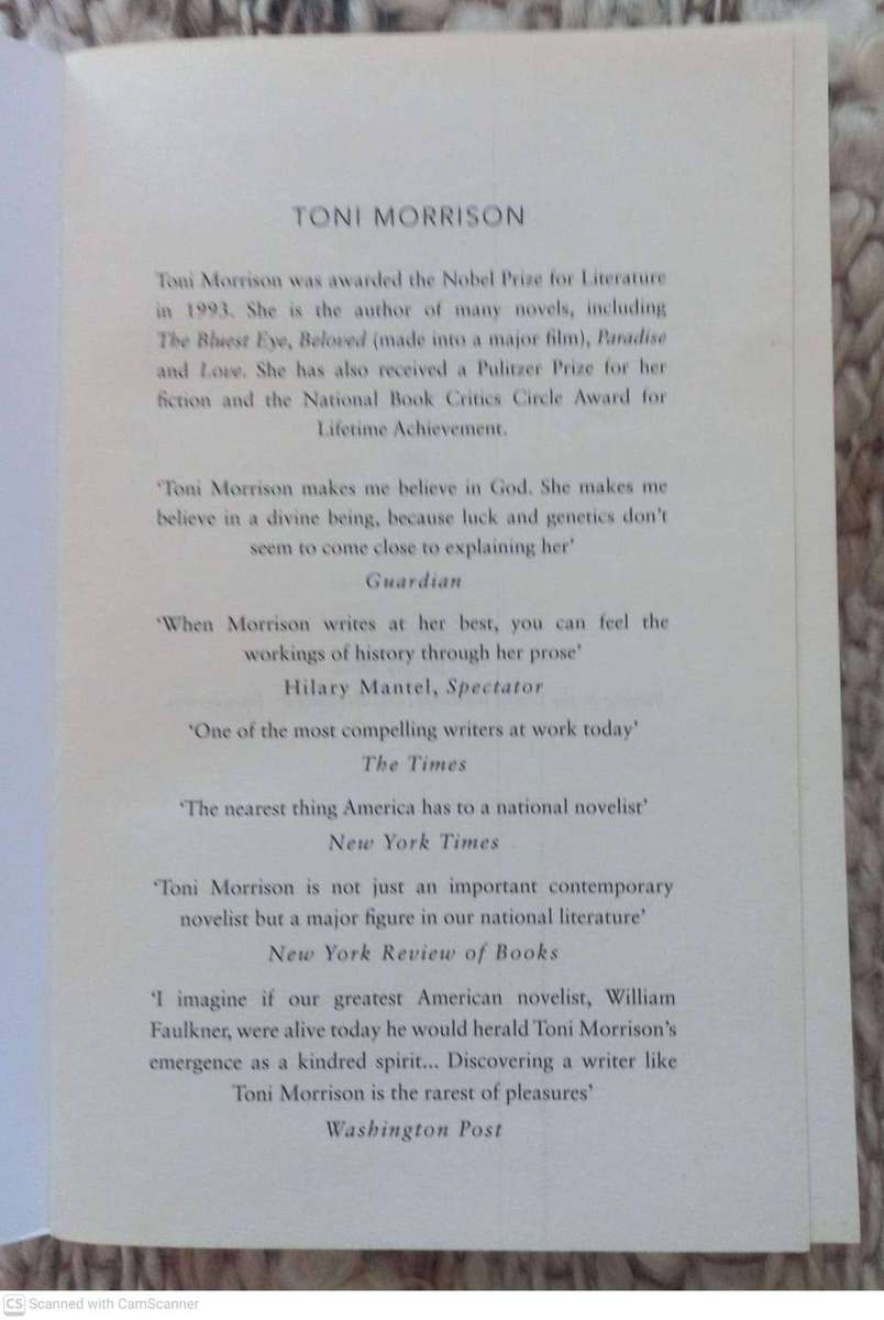 Paradise -- Toni Morrison