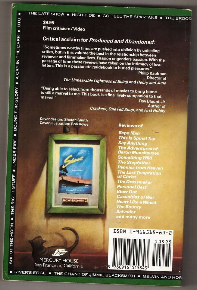 Produced and Abandoned: The Best Films You'Ve Never Seen -- Michael Sragow