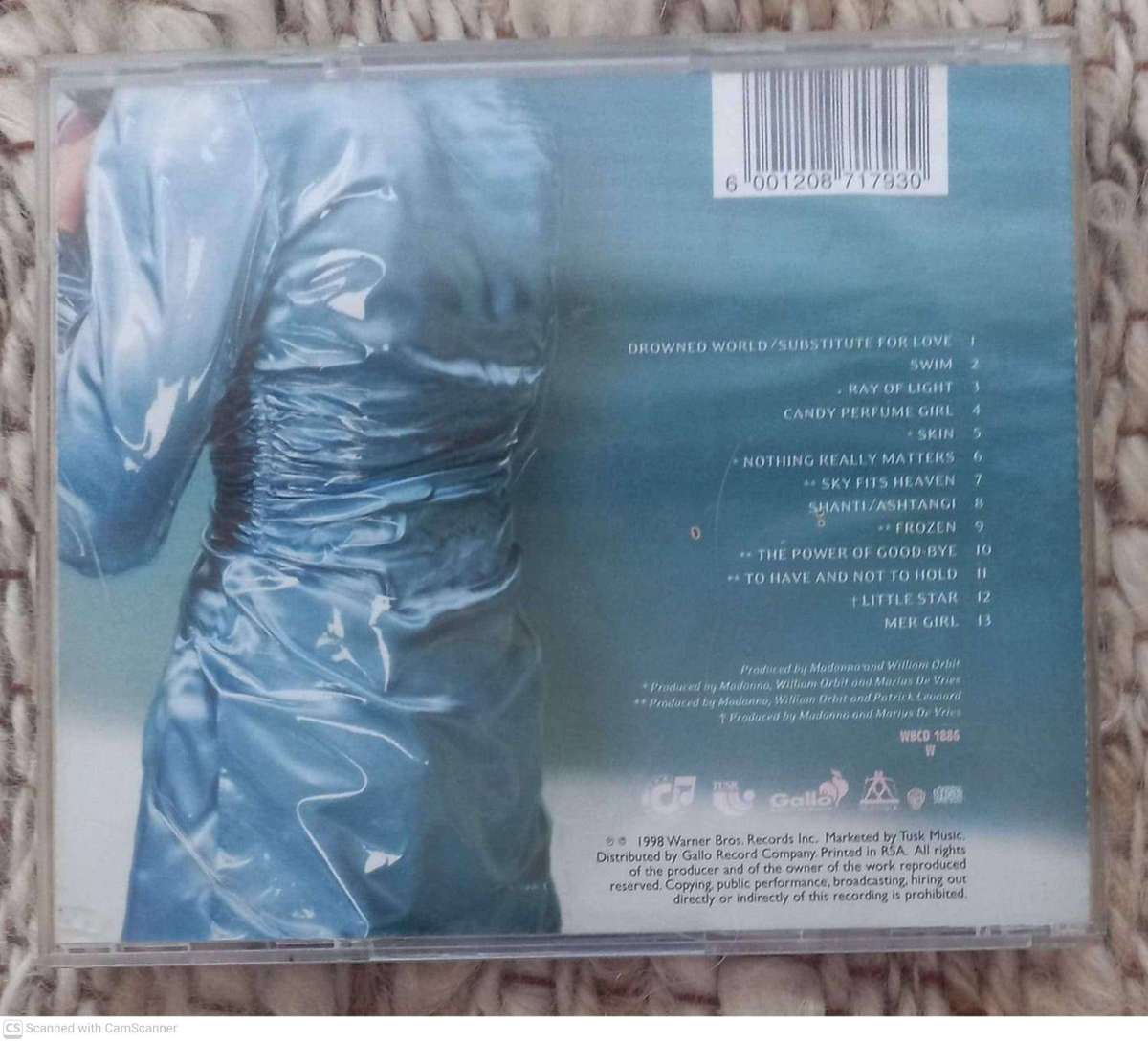 Madonna -- Ray Of Light (CD)