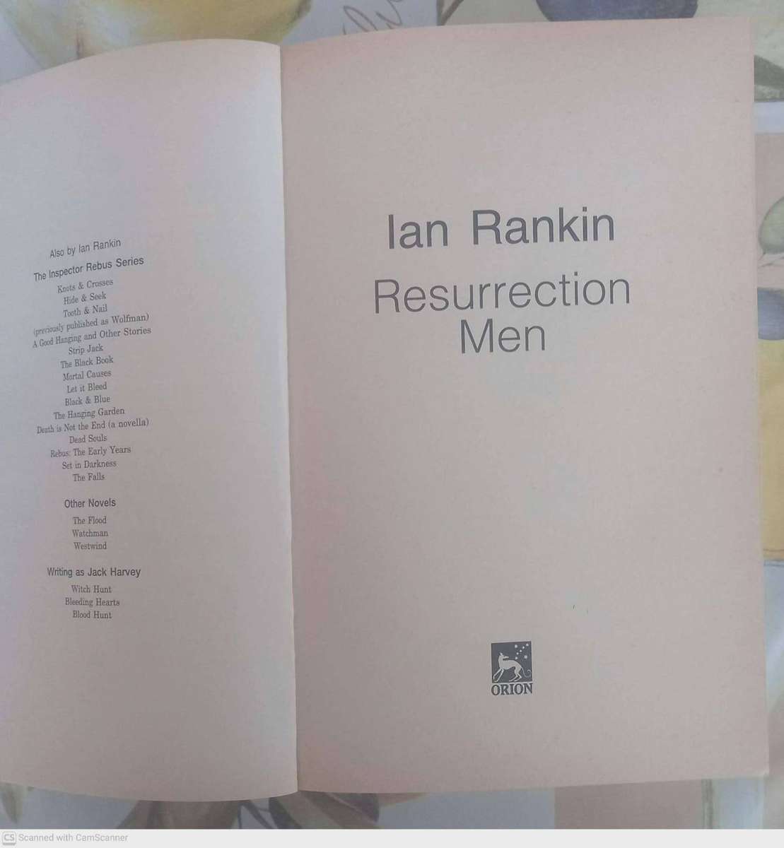 Resurrection Men (Inspector Rebus #13) -- Ian Rankin
