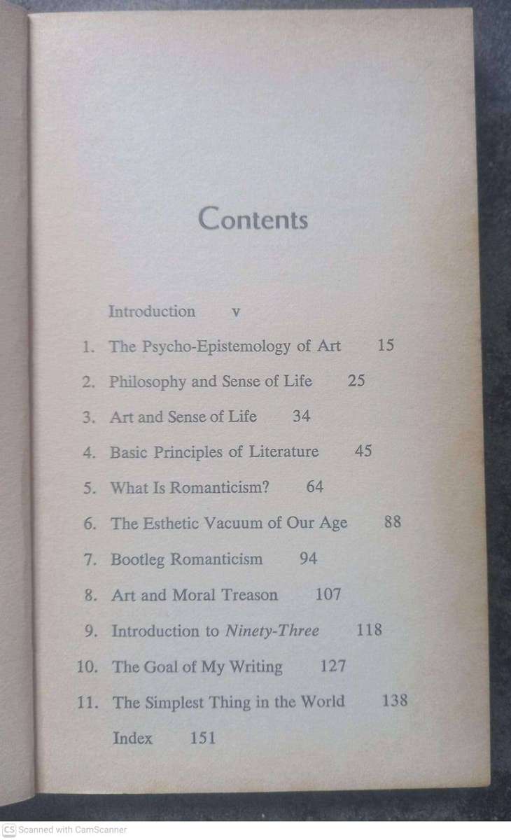 The Romantic Manifesto -- Ayn Rand