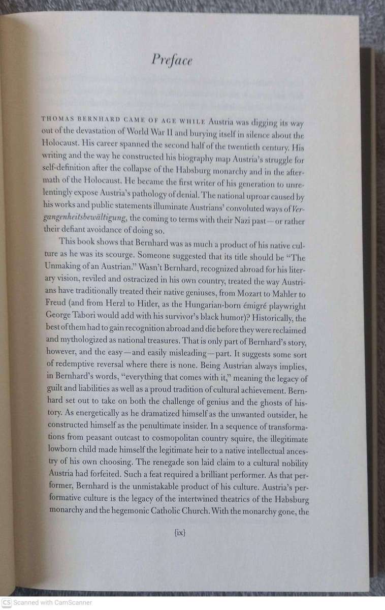 Thomas Bernhard: The Making of an Austrian -- Gitta Honeg