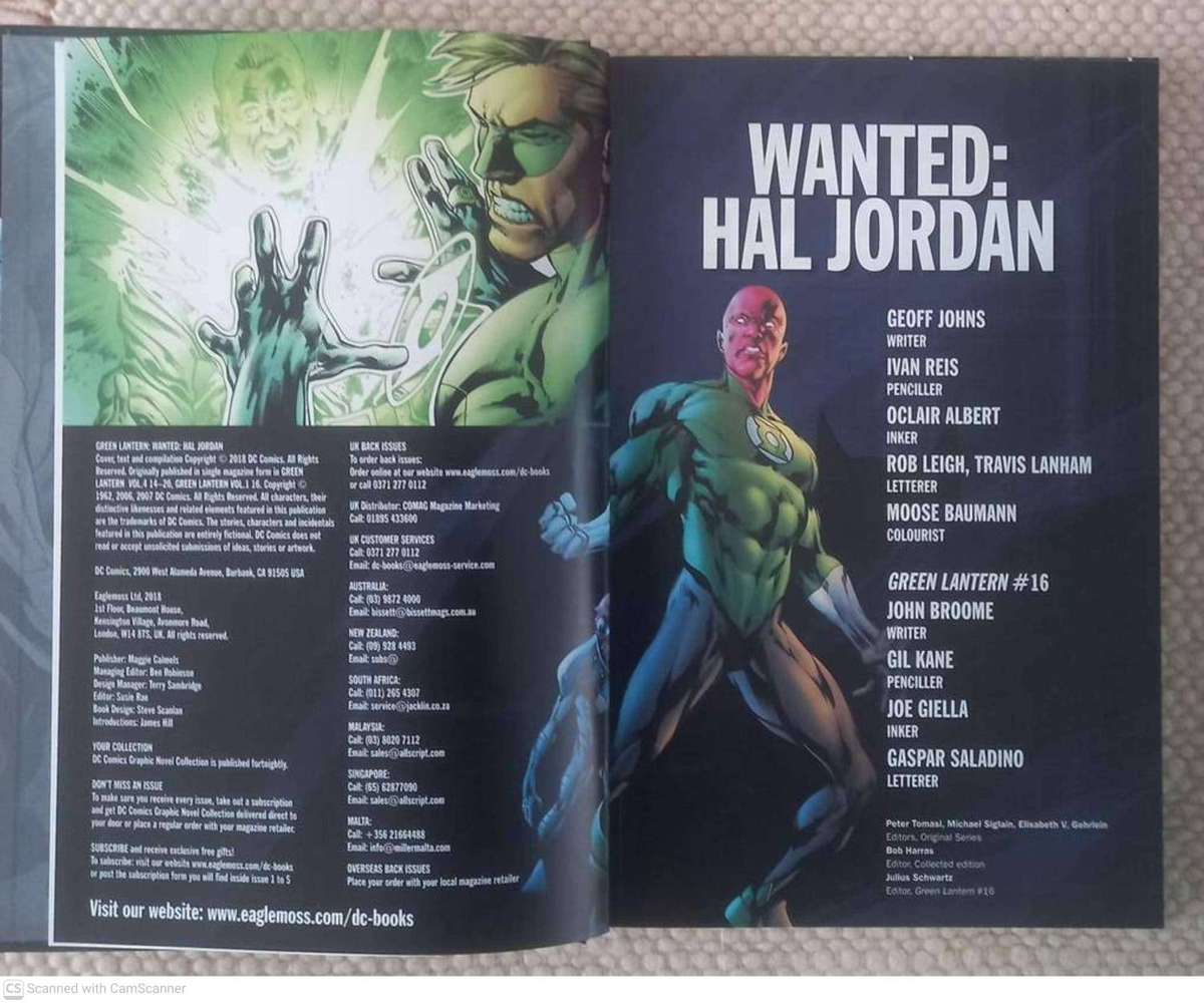 Green Lantern: Wanted - Hal Jordan (DC Comics Graphic Novel Collection, Vol. 72)