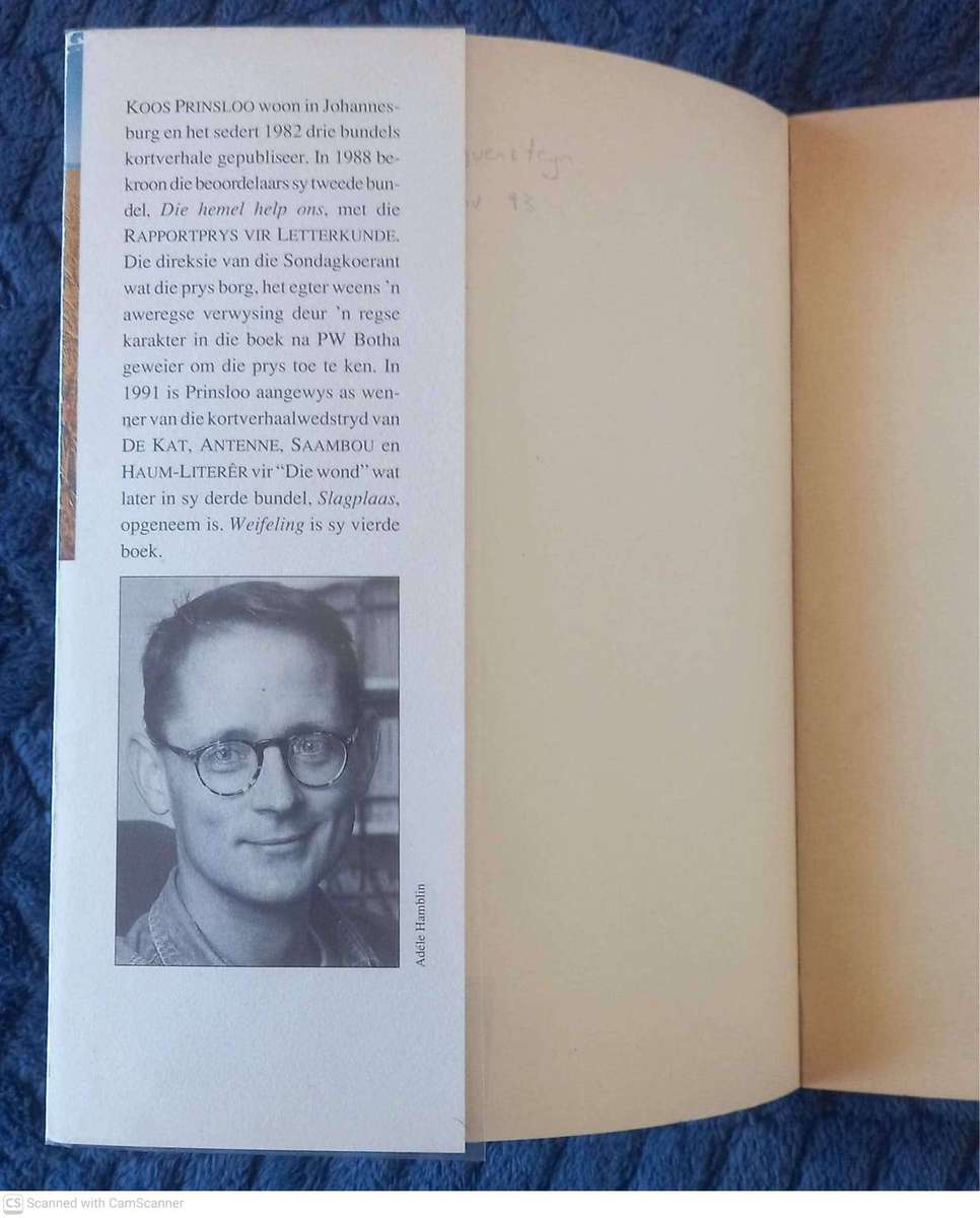 Weifeling -- Koos Prinsloo
