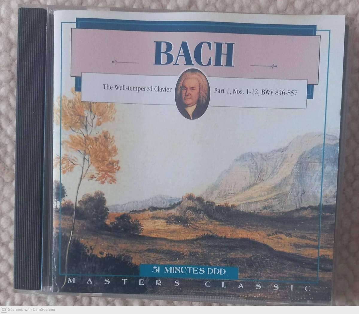 J. S. Bach -- The Well-tempered Clavier Part I, Nos 1-12, BWV 846-857 (CD)