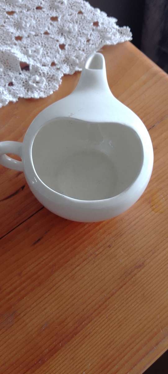 An antique netti pot for nose rinsing