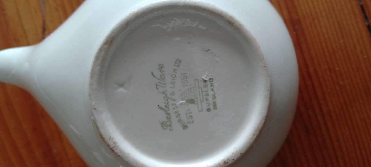 An antique netti pot for nose rinsing