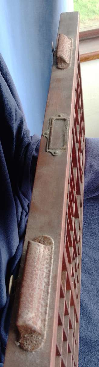 A VINTAGE WOODEN PRINTER'S TRAY