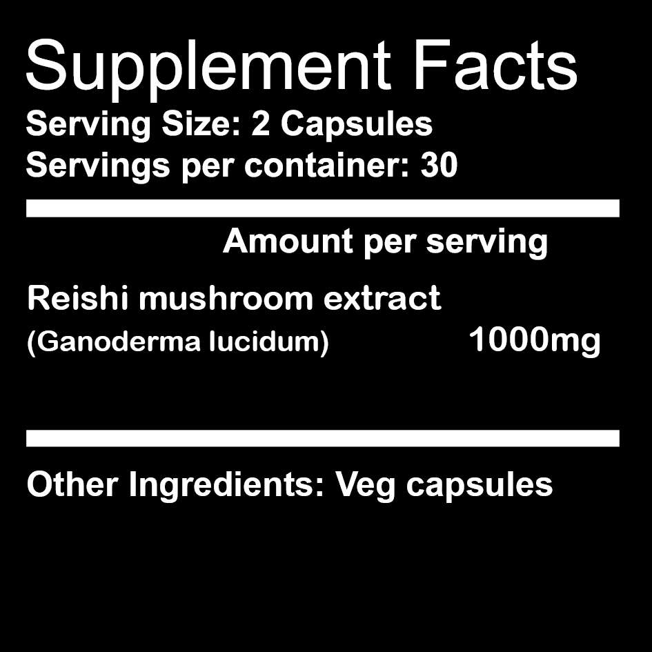 Reishi Mushroom Extract (60 caps)