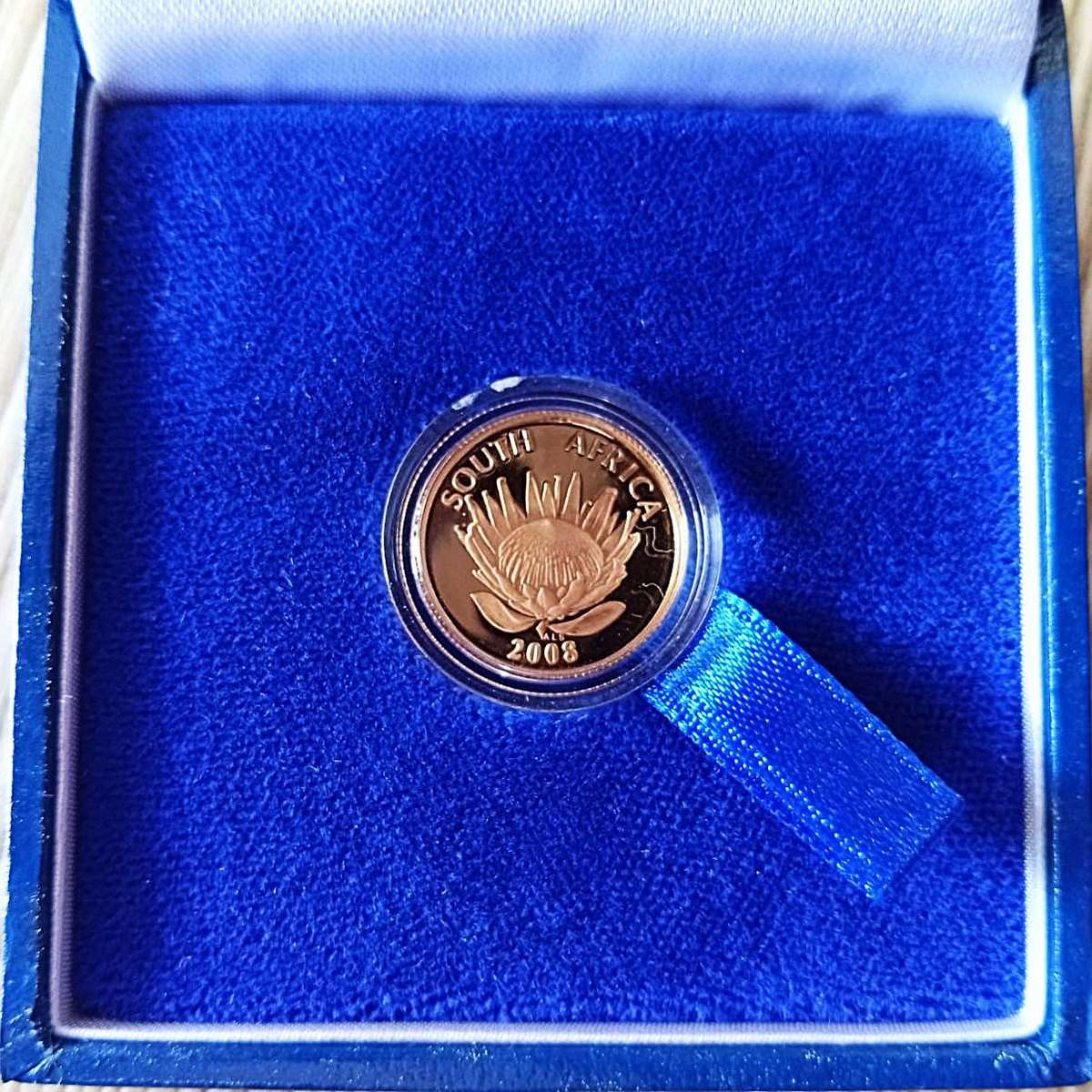 2008 GOLD Proof - R5 Protea Gandhi - Toz