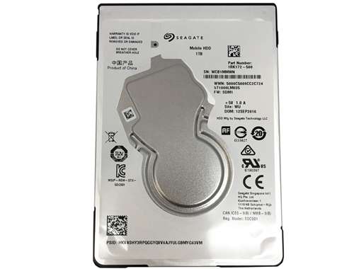 Seagate 1TB Laptop HDD SATA 6Gb/s 128MB Cache 2.5-Inch Internal Hard Drive