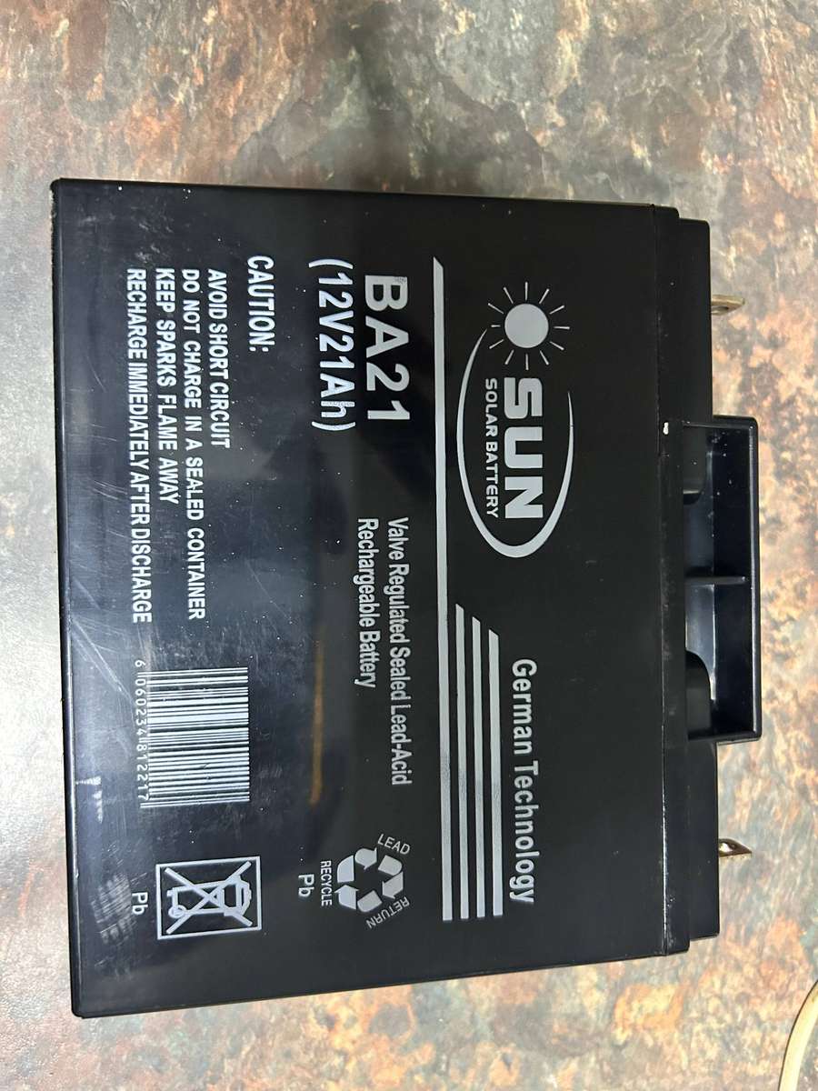 Sun solar battery 12V21Ah