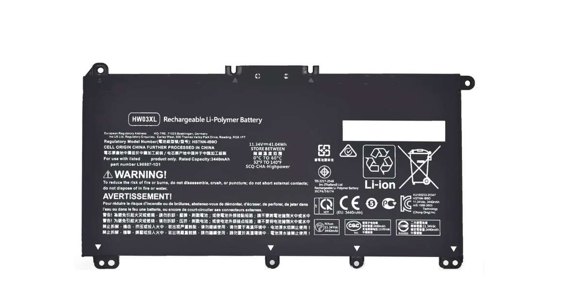 Battery for HP Pavilion 15-EG, 15-eg0067ST, 15-eg0027OD Series (HW03XL)