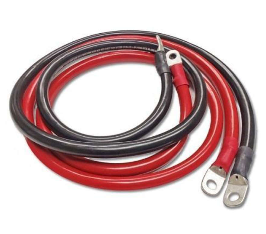 1m Red & 1m Black Solar 25mm Battery Cable With 8mm Lugs
