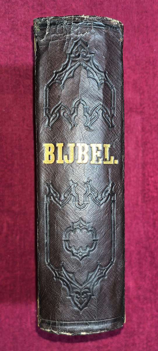 WINSKOOP VAN DIE WEEK:  1864 Nederlandse Statebybel  /  1864 Antique Dutch Bible