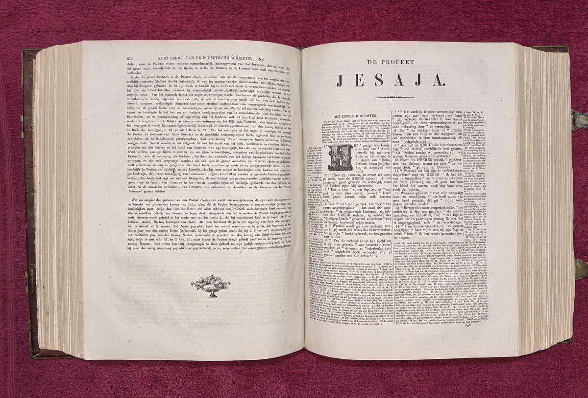 WINSKOOP VAN DIE WEEK:  1864 Nederlandse Statebybel  /  1864 Antique Dutch Bible