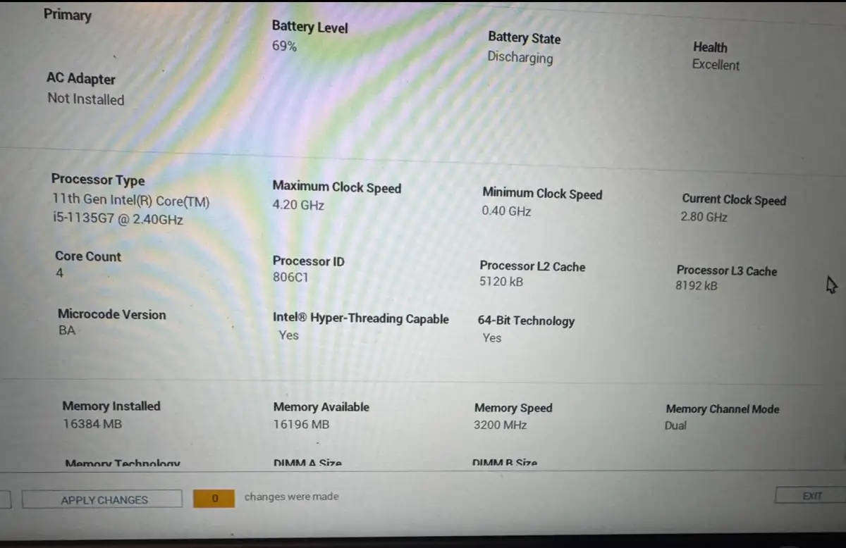 Dell Vostro 3520 11th Gen i5 16GB 1TB