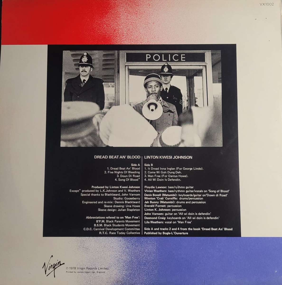 Linton Kwesi Johnson - Dread Beat 'An Blood