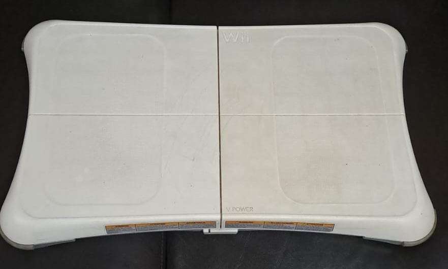 Nintendo Wii console, balance board & games