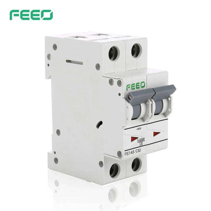 FEEO 63AMP 2-POLE 10KA MINI CIRCUIT BREAKER