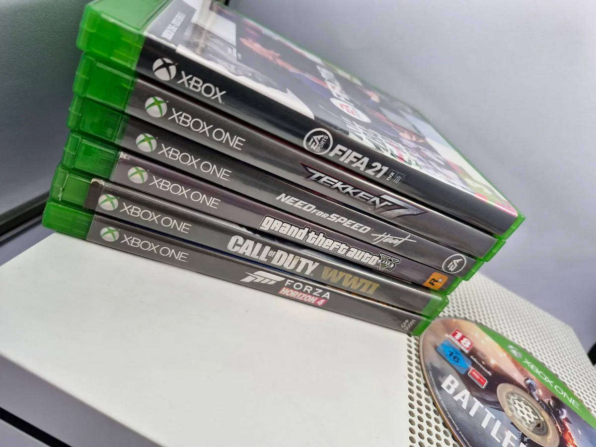 Xbox One 1TB with 2 Controllers and 8 Games