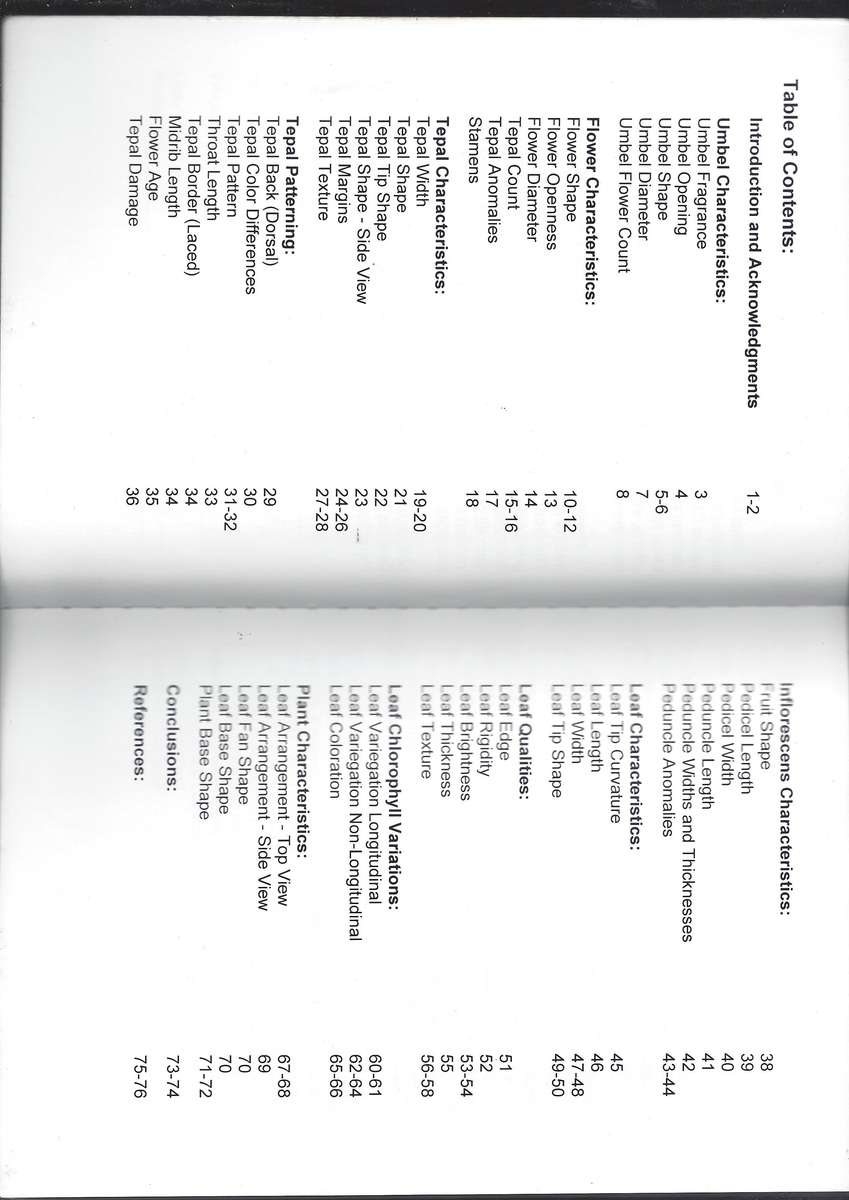 Illustrated Terms & Definitions For Describing Clivia written by William McCleland 76 Page Paperback