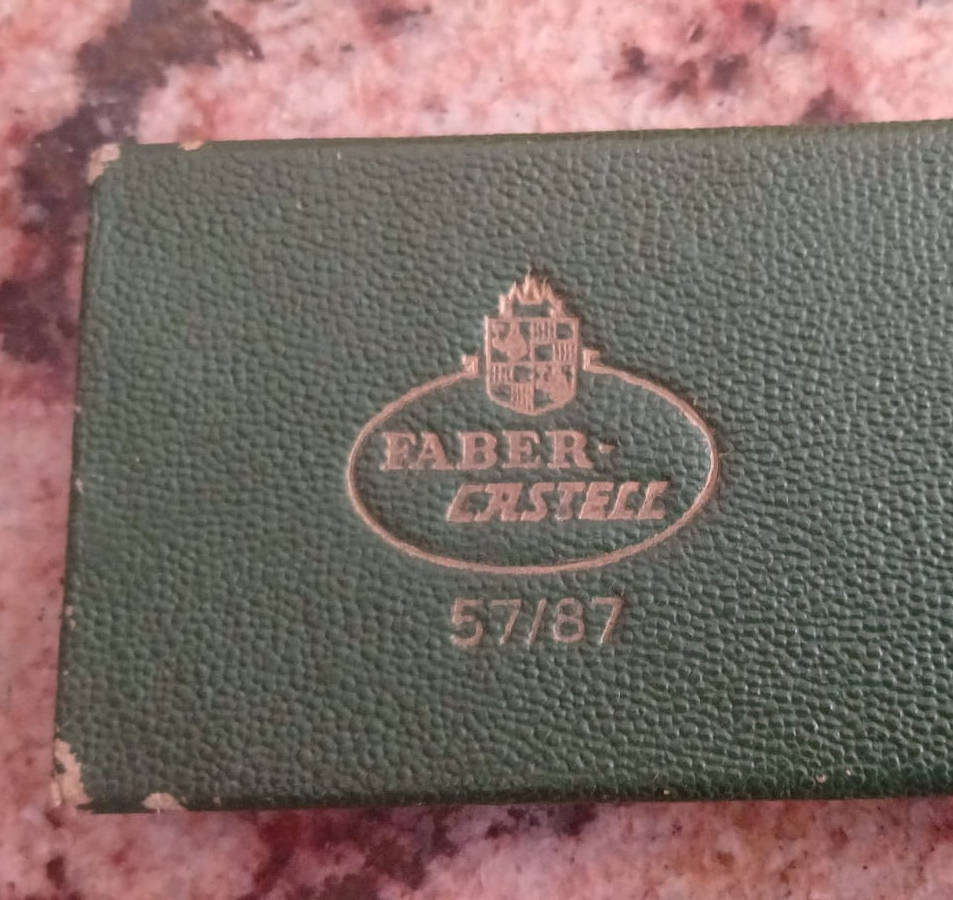 Vintage Faber-Castell Slide Rule with Original Case  Engineering Drafting Instrument