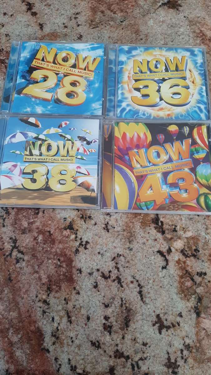 4 x CD Combo Now That's What I Call Music no's 28,36,38 & 43