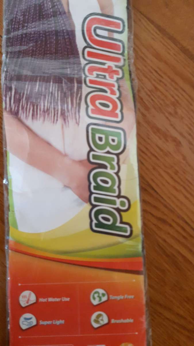 X-Pression Ultra Braid 1 82" made with 100% Kanekalon Fiber X-pression Ultra Braid, a high-quality