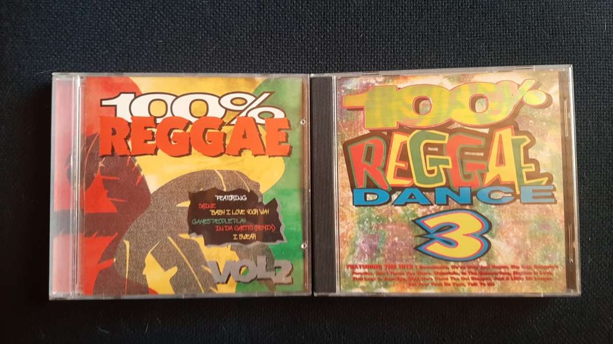 2 x 100% Reggae CD Combo - 100% Reggae Vol 2 & Reggae Dance 3